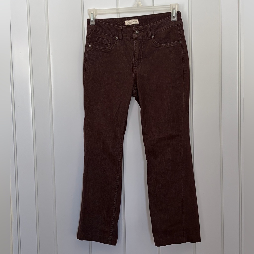 Coldwater Creek Dark Brown Boot Cut Jeans